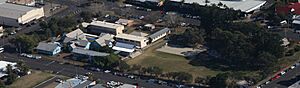 Aerial view of Bundaberg Central State School, 2022