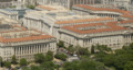 Aerial view showing top of Washington Monument, Washington, D.C LCCN2010630904 (cropped)f