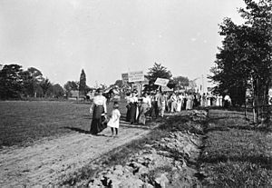 Arden, Delaware suffrage parade c. 1913