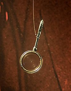 Arne Tiselius' magnifying glass at the Nobel Museum (51978)
