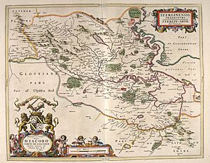 Blaeu - Atlas of Scotland 1654 - STERLINENSIS - Stirlingshire