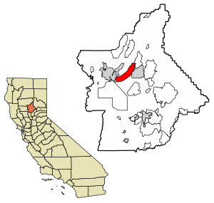 Location of Butte Creek Canyon in Butte County, California.