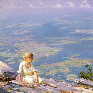 Charles Courtney Curran, 1915 - Sunshine and Haze