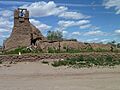 Church ruins at Taos Pueblo, NM