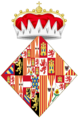 Coat of Arms of Joanna of Castile, Princess of Asturias and Girona as Consort of Philip the Handsome