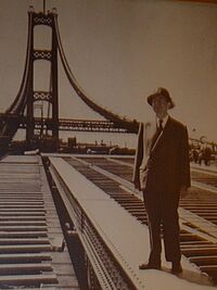 DavidBSteinman Mackinac bridge plaque cropped