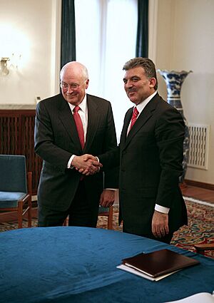 Dick Cheney and Abdullah Gül