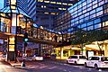Downtown Boston at dusk