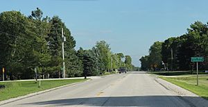 East Krok Wisconsin Sign looking south