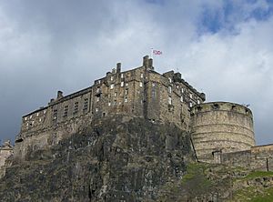 Edinburgh Castle from Portsburgh