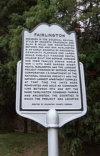 Fairlington Historical Marker