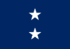 Flag of a United States Navy rear admiral.svg