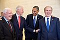 Four U.S. presidents in 2013