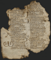 Fragment of a Coptic version of 4 Maccabees
