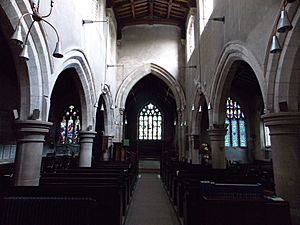 Fulbeck St Nicholas - Nave and chancel from the west