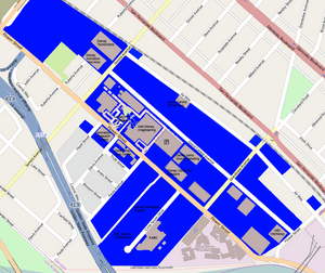 Grand Central Creative Campus map