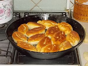 Homemade pirozhki
