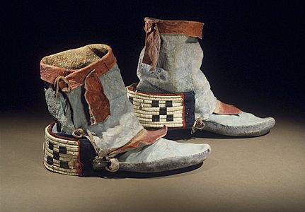 Hopi Pueblo (Native American). Dancing Shoes, late 19th century