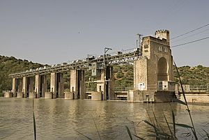 El Salto Dam on the Guadalquivir River.