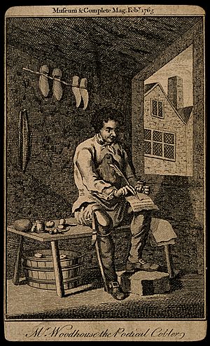 James Woodhouse, poet and cobbler