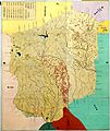 Japan - Shimotsuke province map 1838