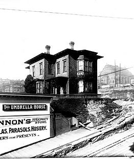 John Leary house at 208 Madison St, Seattle, Oct 9, 1906 (CURTIS 1421)
