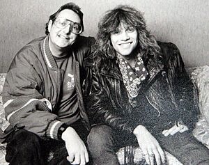 Jonathan King with Jon Bon Jovi