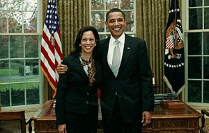 Kamala Harris with Barack Obama 2009-11-25