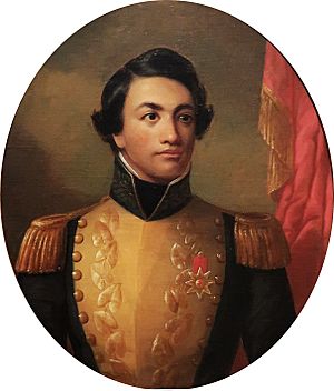 Kamehameha III in Prussian uniform, c. 1831