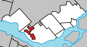 Kanesatake Quebec location diagram