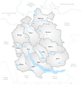Karte Kanton Zürich Bezirke