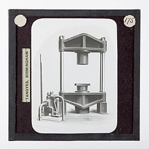Lantern Slide - Tangyes Ltd, Tea Press, circa 1910