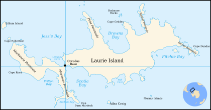 Laurie island map-en