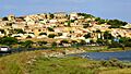 Leucate Plage (Aude), view from Etang