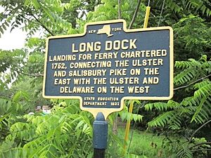 Long Dock Historical Marker Rhinebeck NY Jun 11
