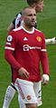 Luke Shaw, Manchester United v Newcastle United, 11 September 2021 (44) (cropped)