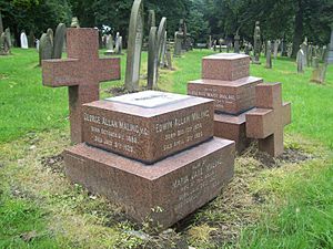 Maling grave, Bishopwearmouth Cemetery