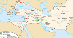 Map of the Achaemenid Empire