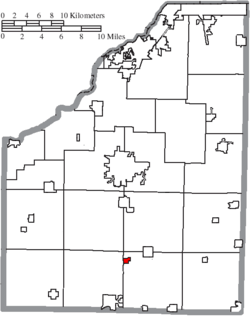 Location of Cygnet in Wood County
