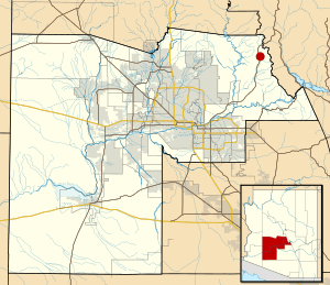 Location of Sunflower in Maricopa County, Arizona