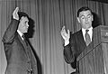 Mayor Raymond L. Flynn swearing in Police Commissioner Francis "Mickey" Roache (9519688286)