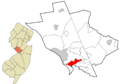 Mercer County New Jersey incorporated and unincorporated areas White Horse highlighted