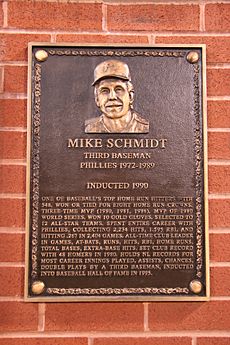 Mike Schmidt plaque