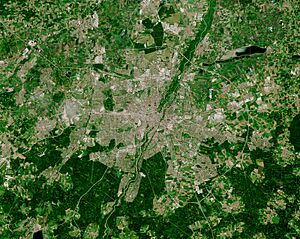 Munich by Sentinel-2, 2020-06-12