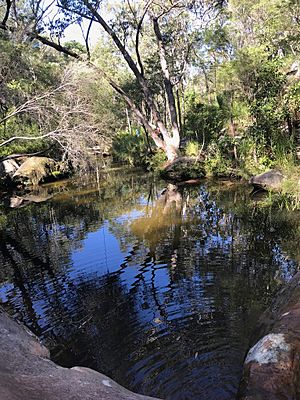 Natural swimming hole, Brisbane Water National Park
