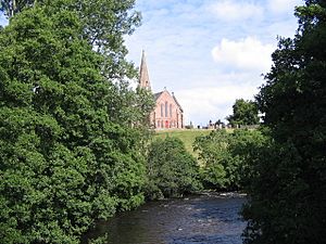 Penpont church and Scaur water - geograph.org.uk - 925731