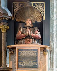 Peter Turner Bust, St Olave Hart St Church, London, UK - Diliff