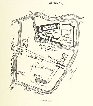 Plan of Taunton Castle (1897)