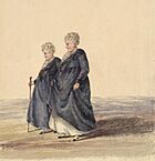 Portrait of Ladies of Llangollen 1819 (4671506) (cropped)