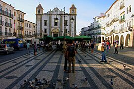 Praca do Giraldo, Evora, Alentejo, Portugal, 28 September 2005